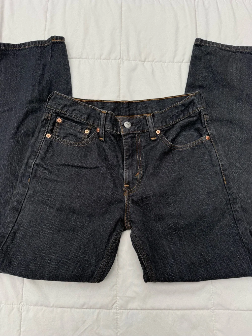 Dark Wash men’s Jeans - Classic Straight Leg
